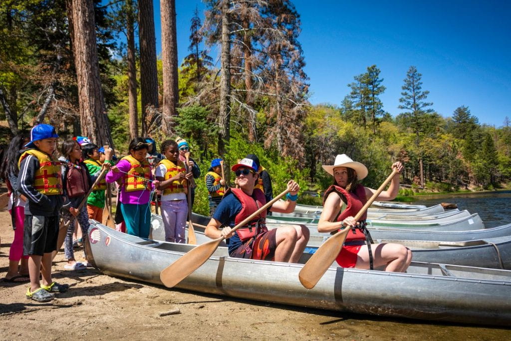 Troy Camp canoeing