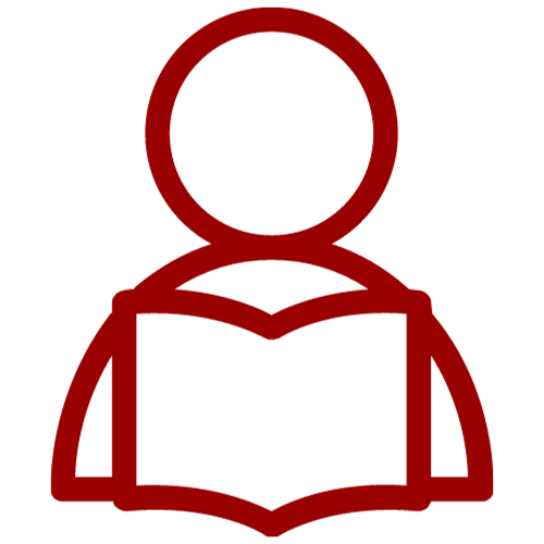 student reading icon