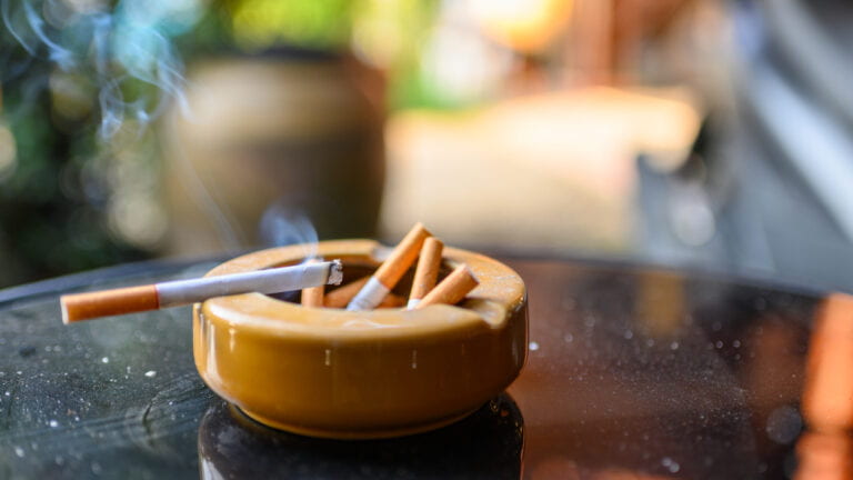 Cigarettes in ashtray. (Photo: iStock)